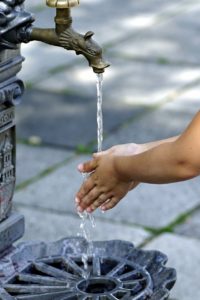 wash hands, the purity of the, water